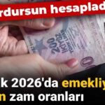 ozgur erdursun hesapladi iste ocak 2026da emekliyi bekleyen zam oranlari a3jXU84O