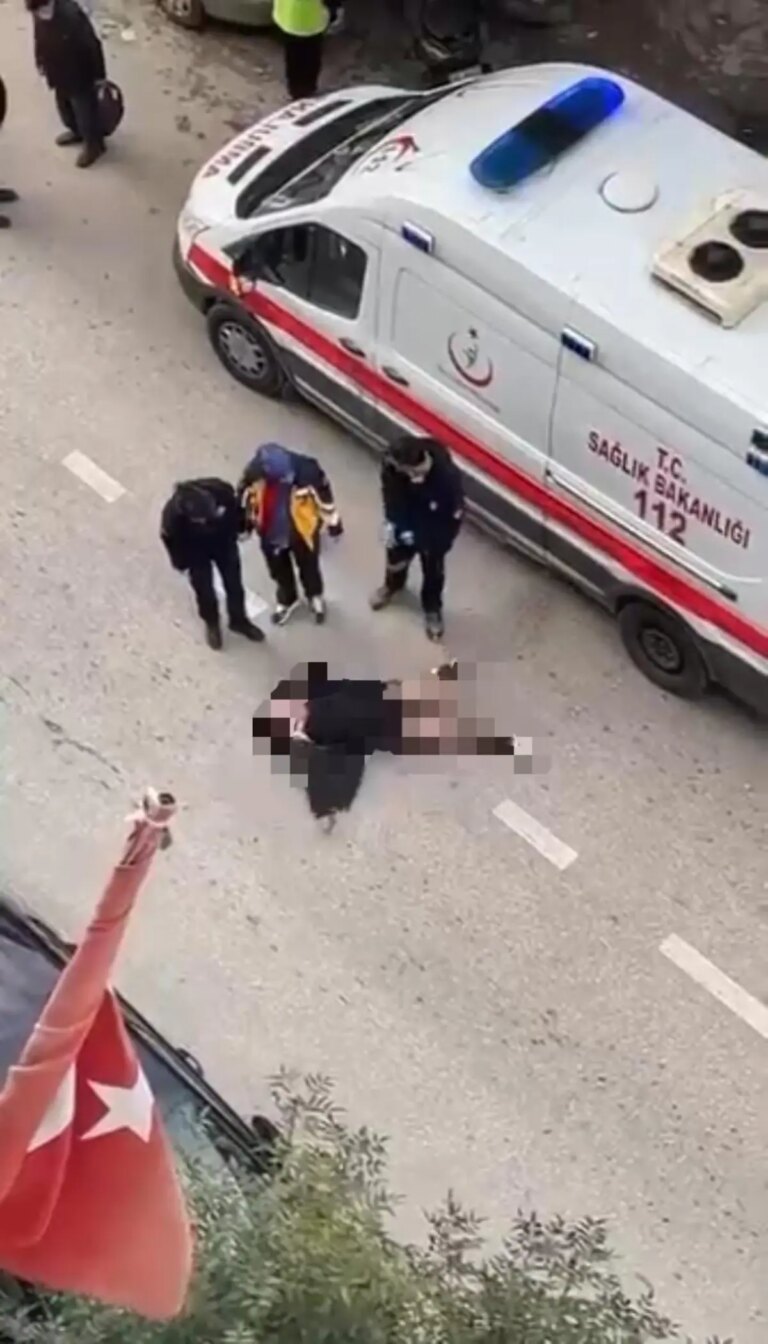 yolun ortasinda yatan kadin sinir krizi gecirdi 8scqKzrp.jpg