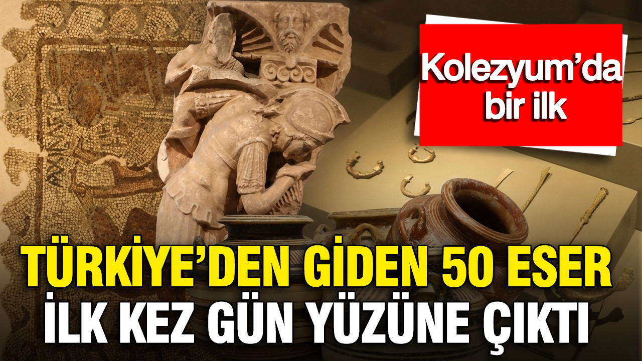 Kolezyum’da Türkiye’nin Eserleriyle Tarihi Bir Sergi: 50 Eser İlk Kez Görücüye Çıkıyor