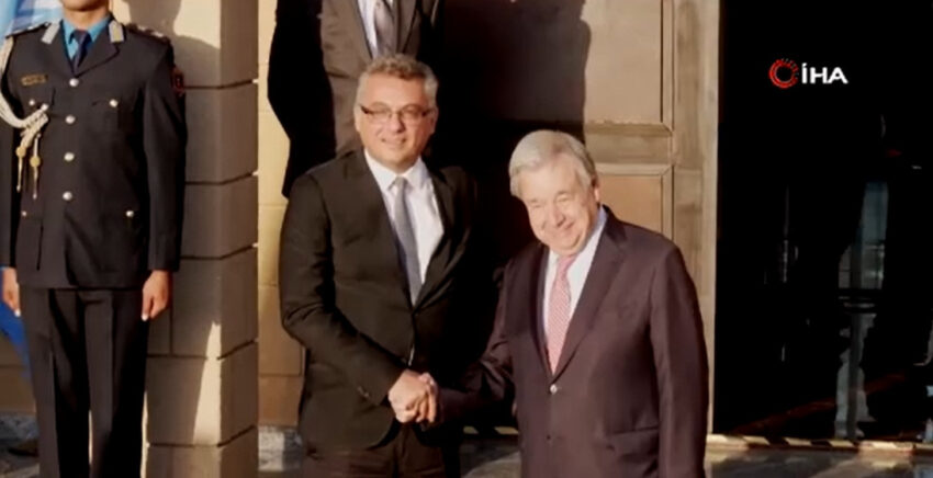 Kktc cumhurbaskani erhurman guterres ve hristodulidis ile bir araya geldi q5R7vJq8